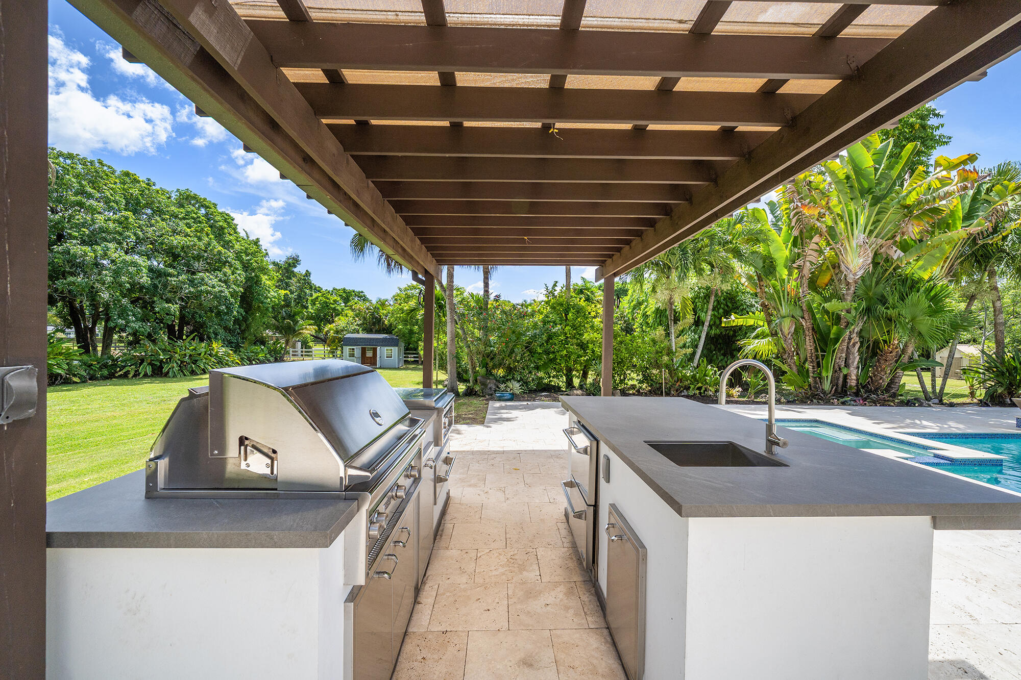 4950 Southwest 145th Avenue Southwest Ranches, FL 33330 - Photo 46 of 87 Patio - Summer Kitchen