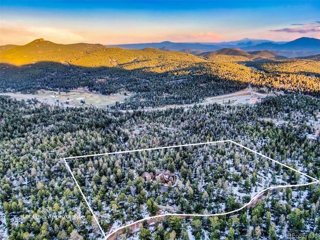 a view of a city and a mountain view