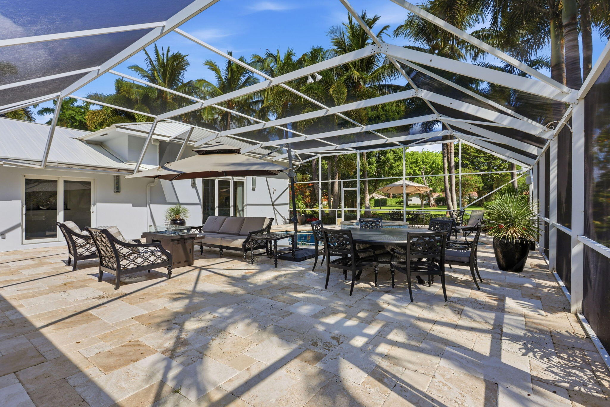 2151 Northwest 30th Road Boca Raton, FL 33431 - Photo 48 of 70 Large Entertainment area inside screen