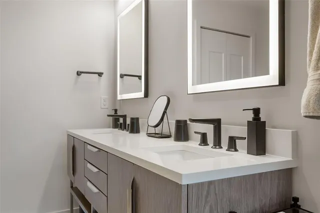 a swimming pool with outdoor seating and yard