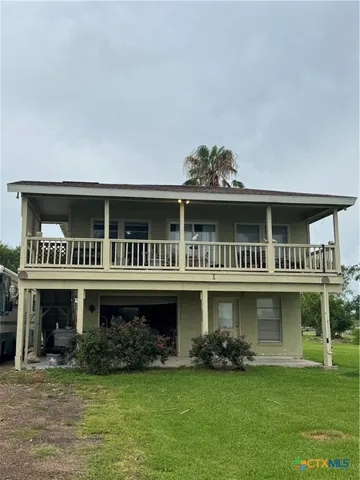 a aerial view of a house