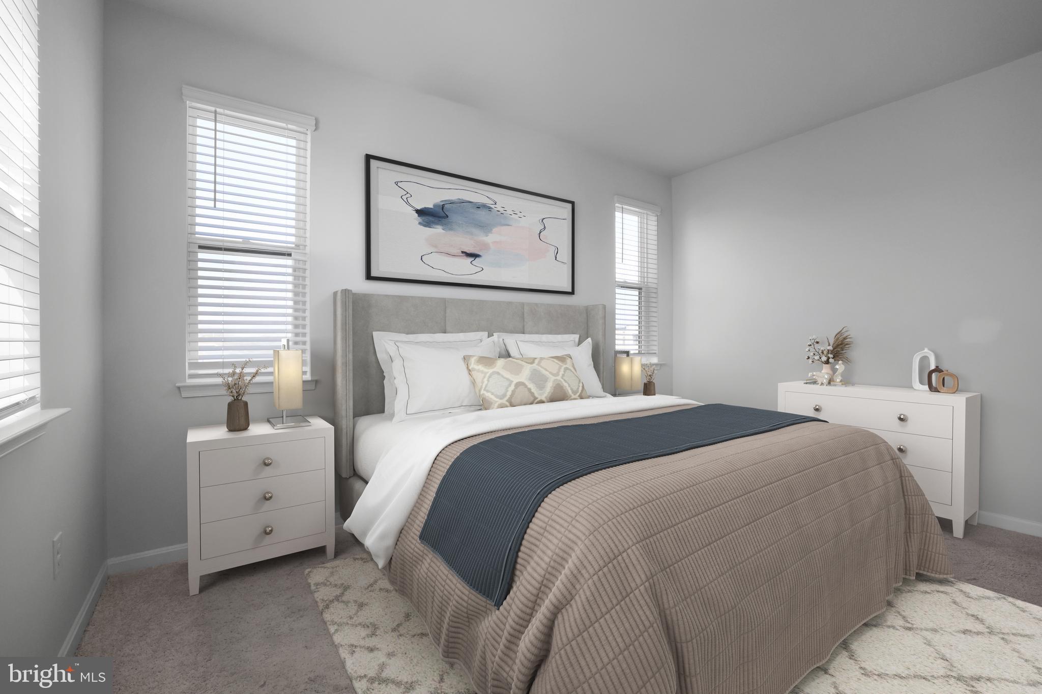 854 Amity Street Frederick, MD 21701 - Photo 20 of 62 a bedroom with a white bed and a window
