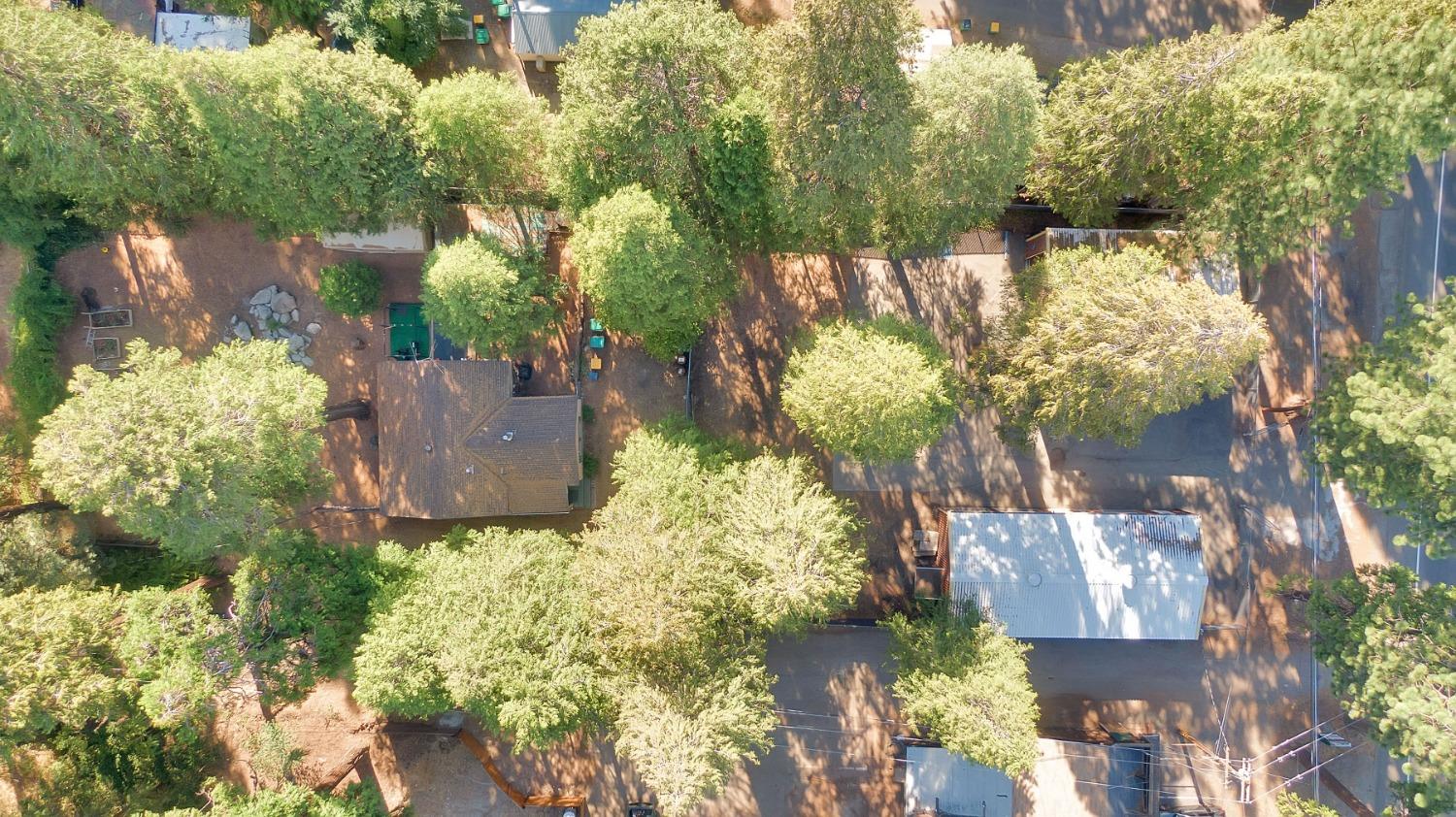 6016 Pony Express Trail Pollock Pines, CA 95726 - Photo 33 of 53 an aerial view of a house with a yard