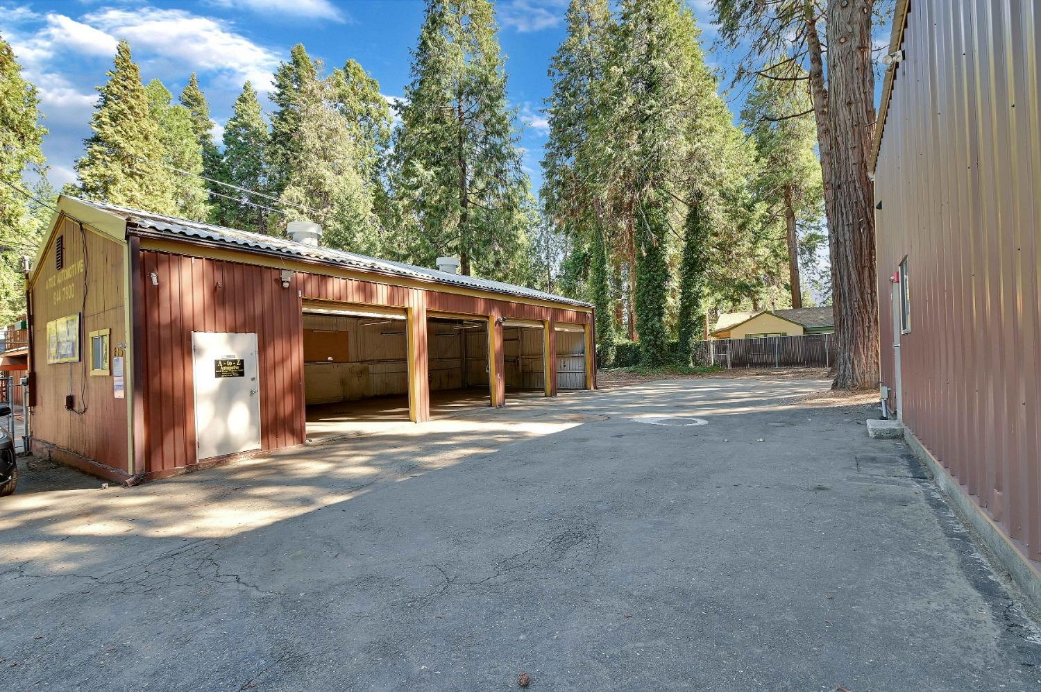 6016 Pony Express Trail Pollock Pines, CA 95726 - Photo 46 of 53 a view of a house with backyard and trees