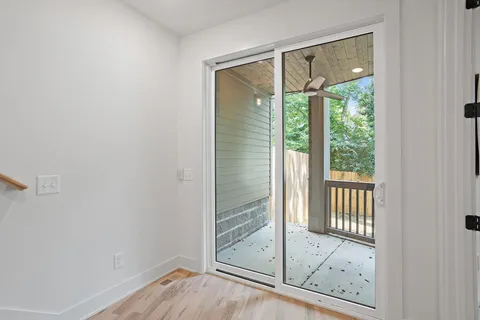 a view of front door