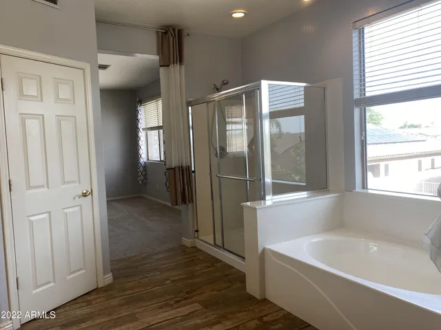 a view of a room with an empty space