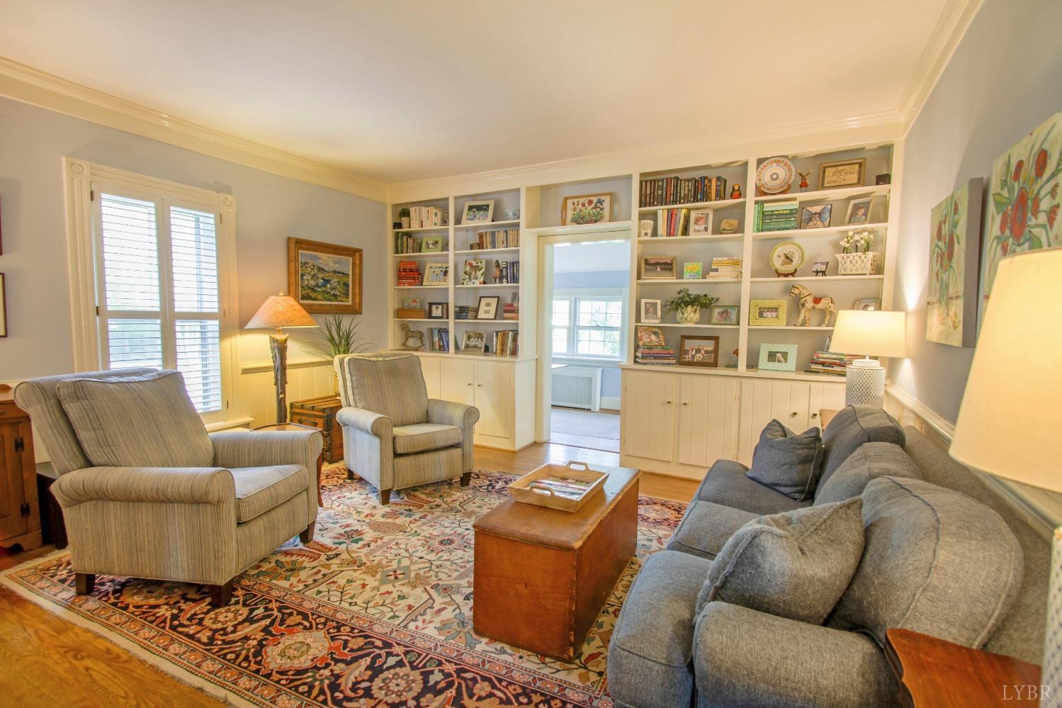 1861 Link Road Lynchburg, VA 24503 - Photo 14 of 99 a living room with furniture and floor to ceiling windows