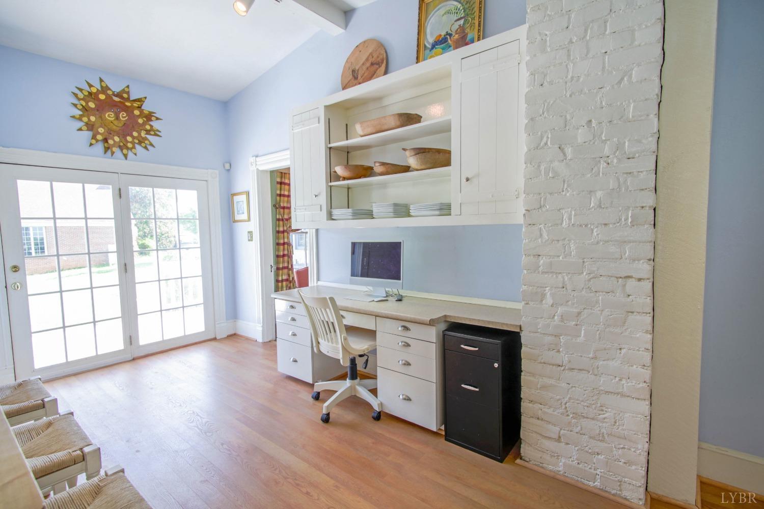 1861 Link Road Lynchburg, VA 24503 - Photo 30 of 99 a view of a workspace with furniture and a window