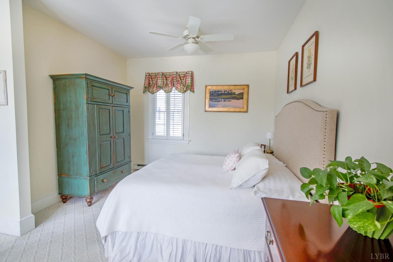 1861 Link Road Lynchburg, VA 24503 - Photo 46 of 99 a bedroom with a bed and a potted plant