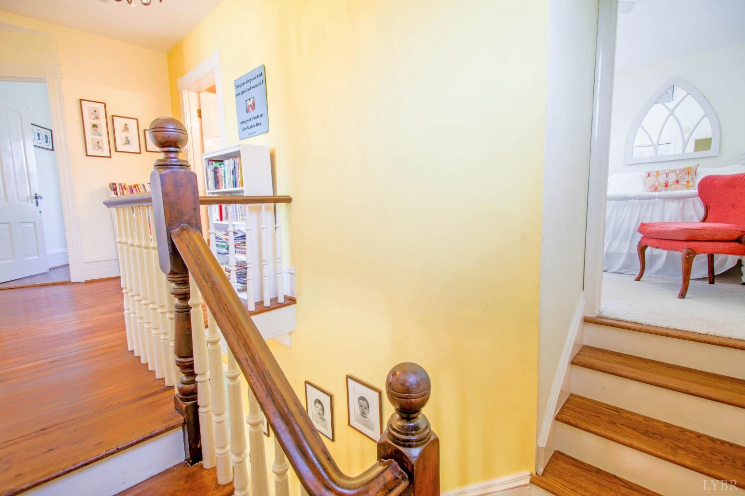 1861 Link Road Lynchburg, VA 24503 - Photo 51 of 99 a view of a room with wooden floor and stairs