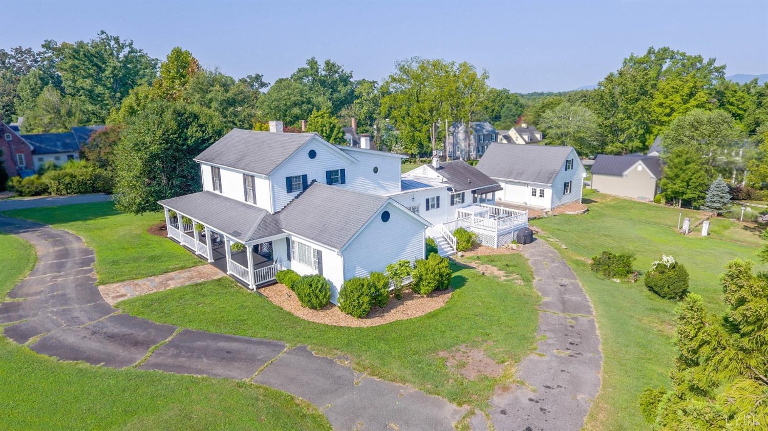 1861 Link Road Lynchburg, VA 24503 - Photo 91 of 99 an aerial view of a house with garden space and street view