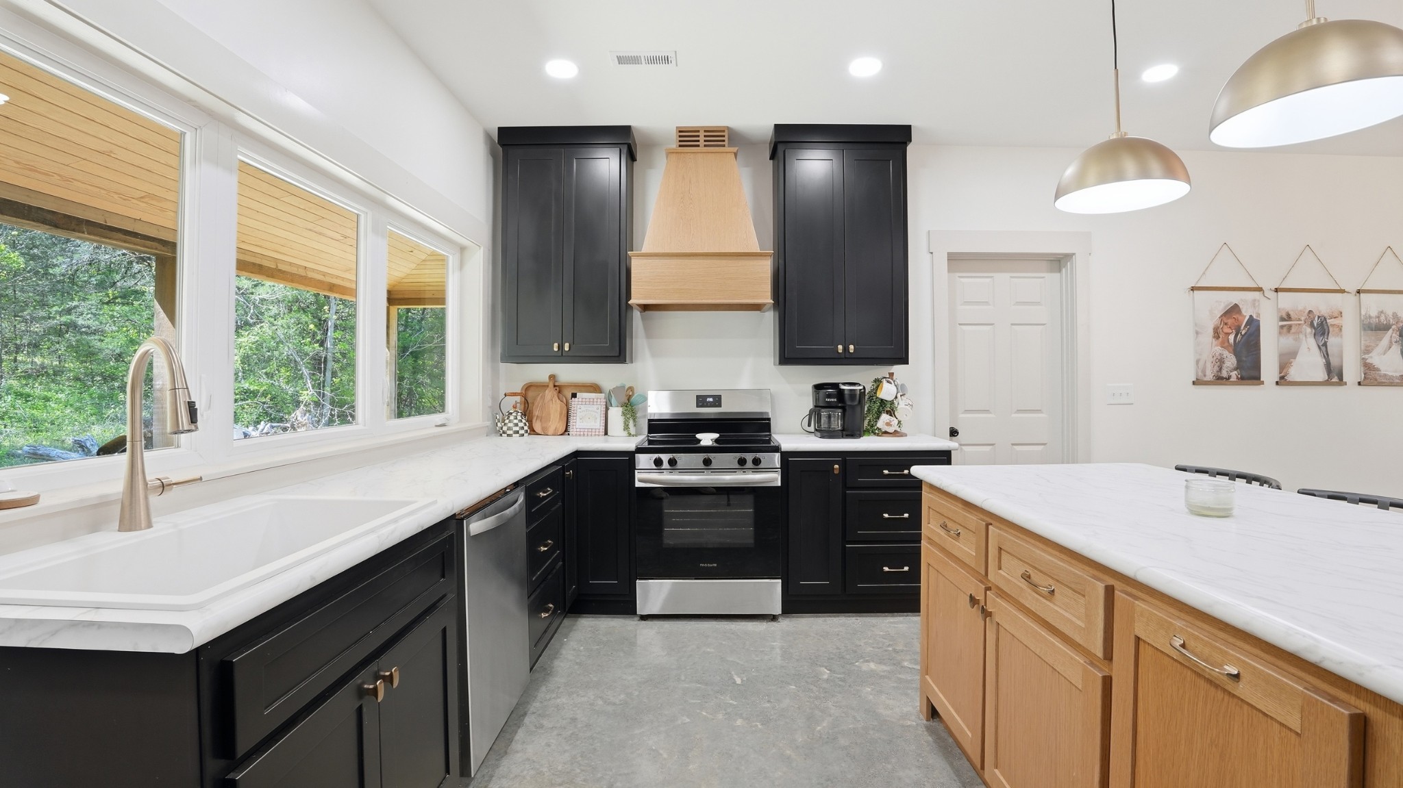 318 Robinson Road Dellrose, TN 38453 - Photo 12 of 56 a kitchen with a sink stove and cabinets