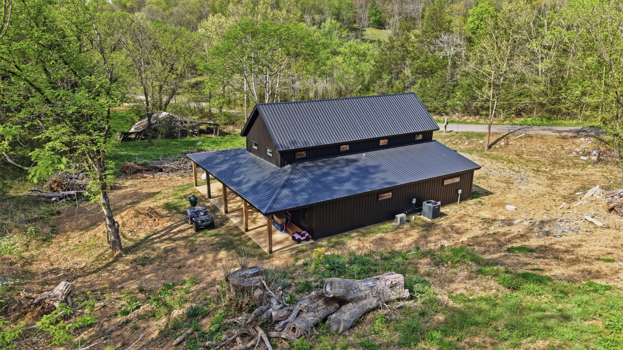 318 Robinson Road Dellrose, TN 38453 - Photo 55 of 56 a aerial view of a house with a yard