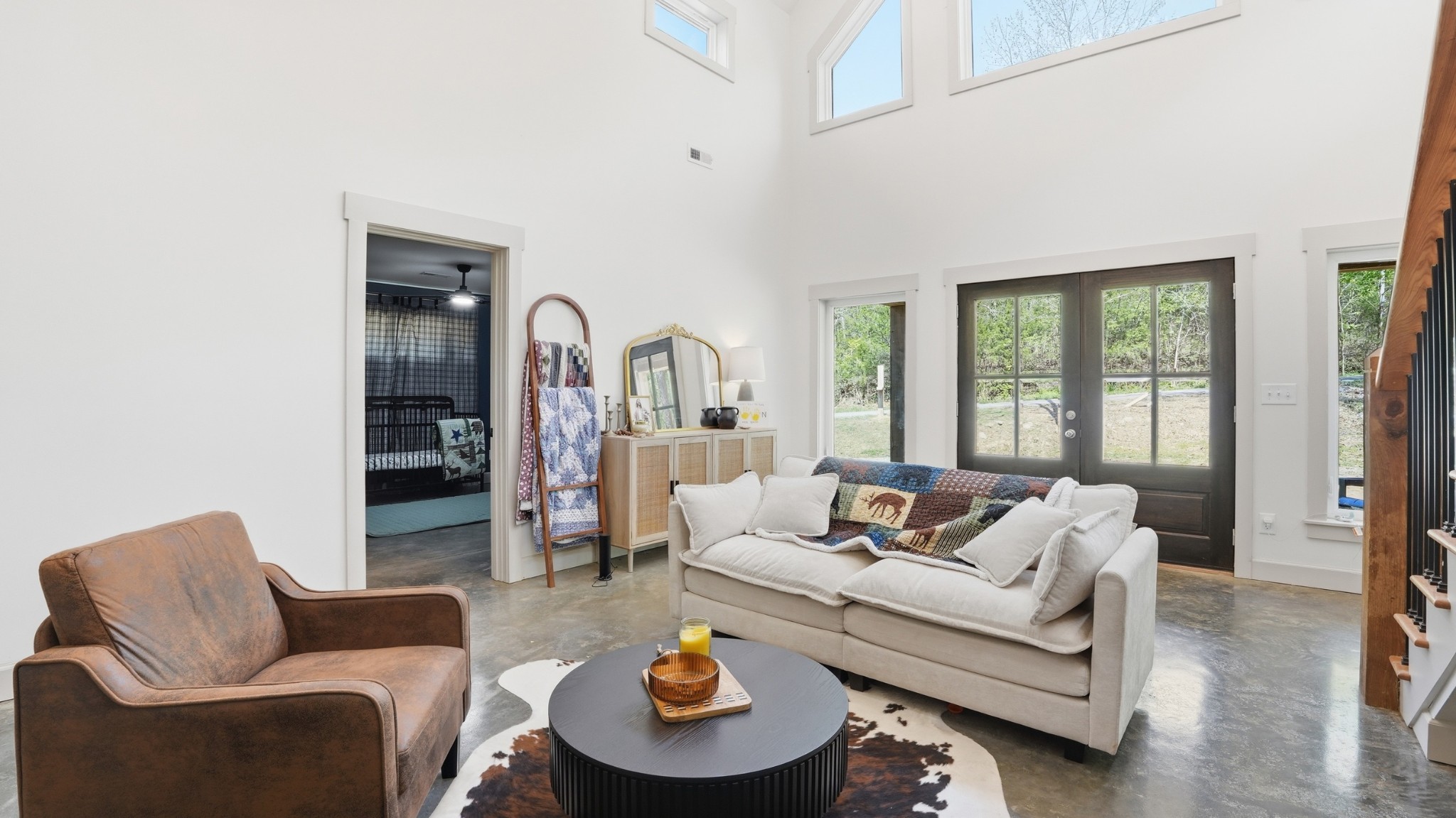 318 Robinson Road Dellrose, TN 38453 - Photo 6 of 56 a living room with furniture and a large window