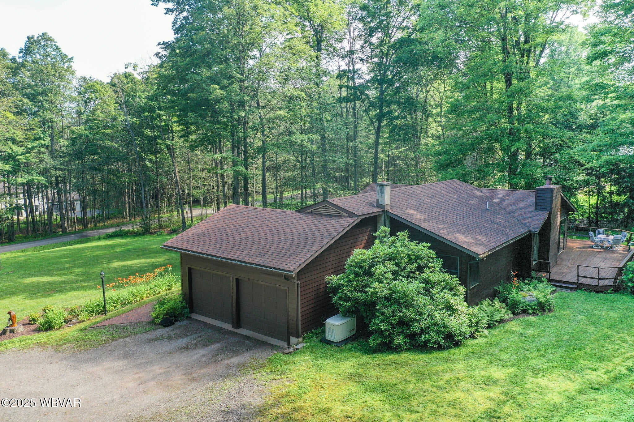 66 Raspberry Ridge Muncy Valley, PA 17758 - Photo 29 of 35 Drone Garage View