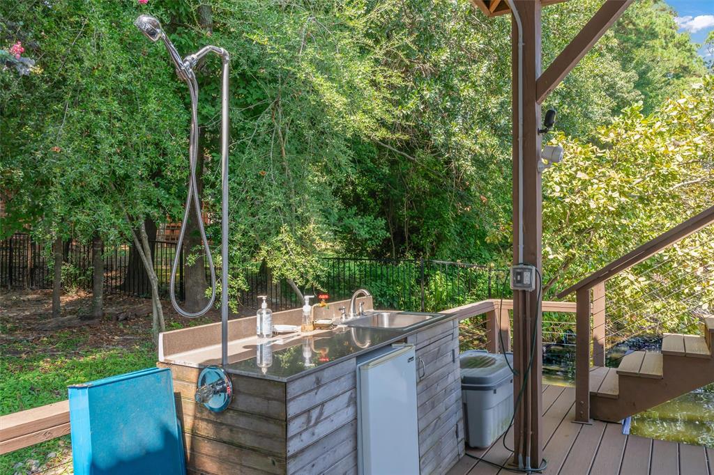 148 Pinewood Cove Holly Lake Ranch, TX 75765 - Photo 38 of 40 a view of a deck with a backyard