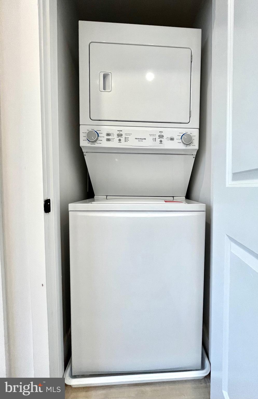 1802 11th Street Northwest, Unit 2A Washington, DC 20001 - Photo 12 of 15 a close up view of a washer and dryer