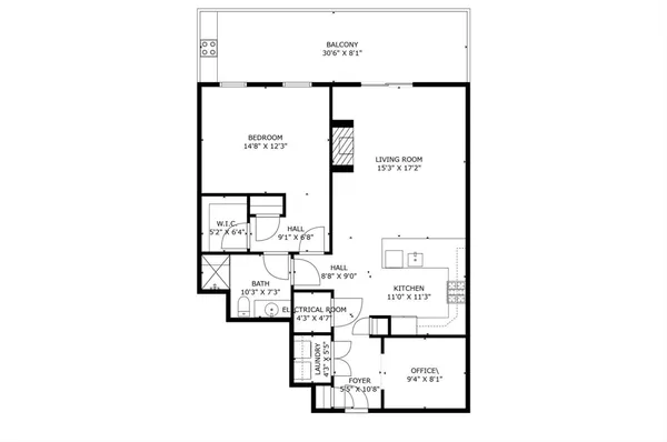 a kitchen with stainless steel appliances a refrigerator a stove a microwave and cabinets