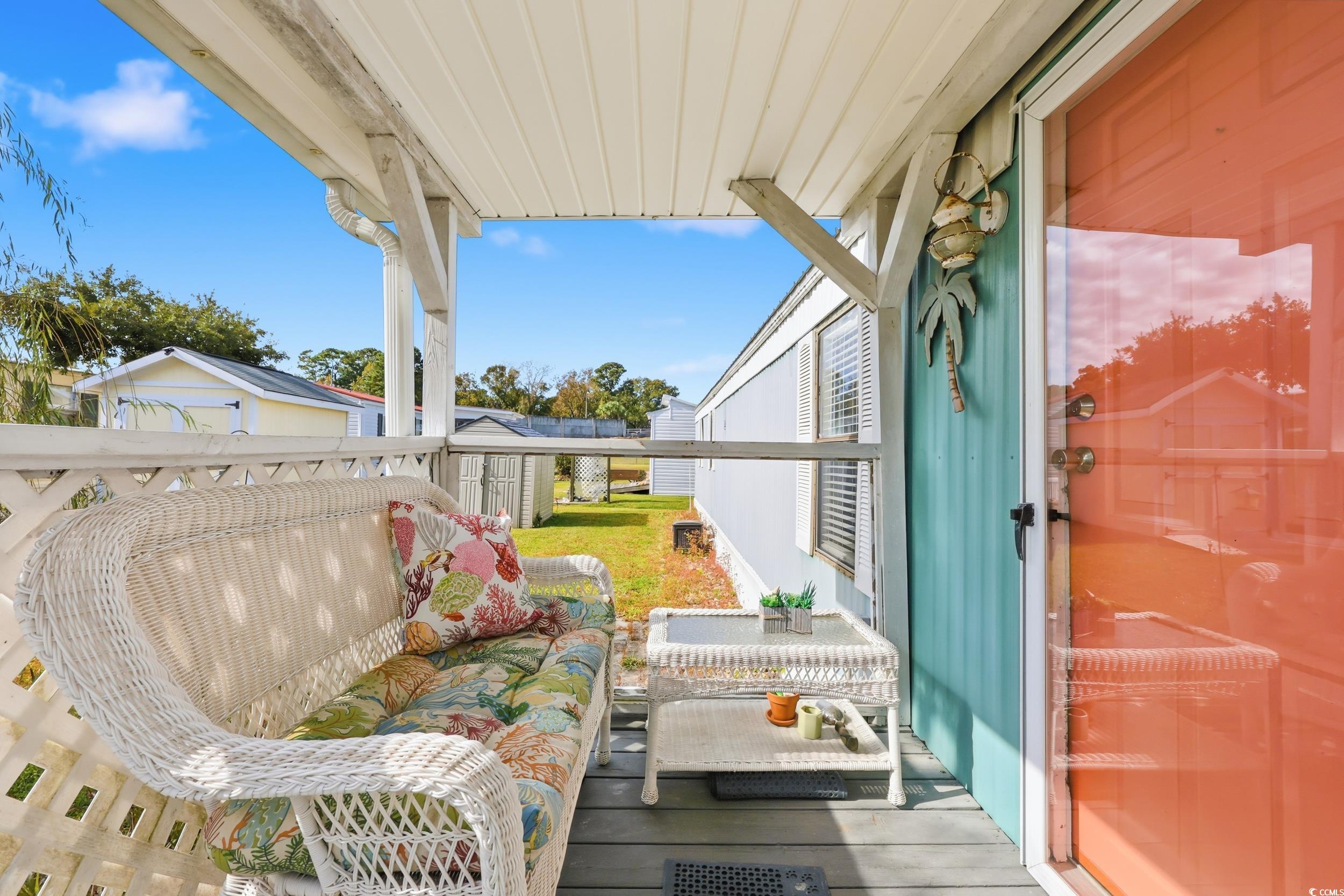 1017 Foxfire Drive North Myrtle Beach, SC 29582 - Photo 2 of 36 View of balcony