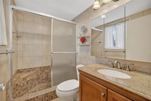 front view of a house with a patio