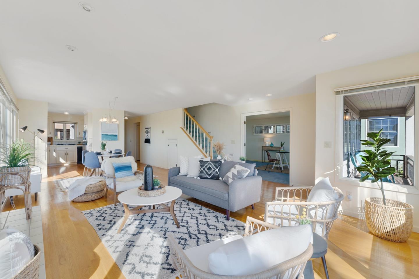 1385 Prospect Avenue Capitola, CA 95010 - Photo 14 of 41 a living room with furniture and a table