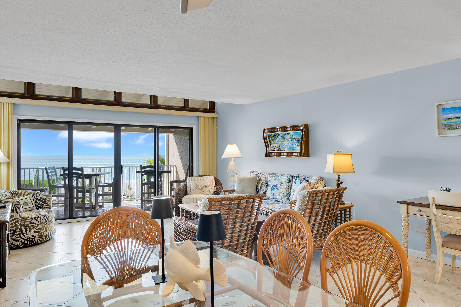 1133 West Ocean Drive, Unit 6 Key Colony Beach, FL 33051 - Photo 29 of 73 a living room with furniture and wooden floor