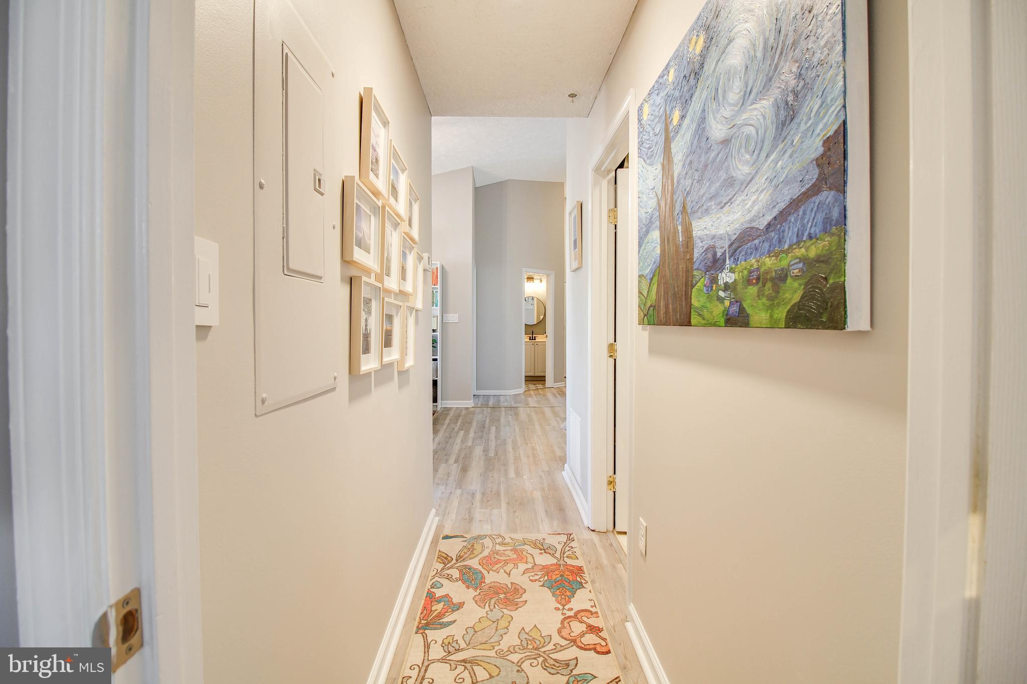 2445 Blue Spring Court, Unit 304 Odenton, MD 21113 - Photo 22 of 50 Hallway between living area and primary bedrooom