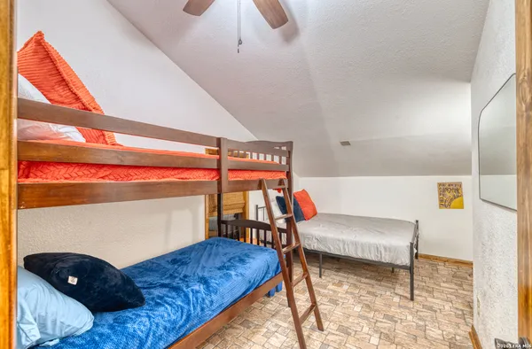 a view of a lush green field