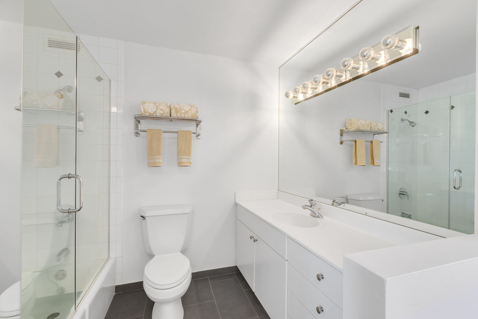 1313 North Ritchie Court, Unit 2401 Chicago, IL 60610 - Photo 20 of 29 a bathroom with a sink a toilet and shower