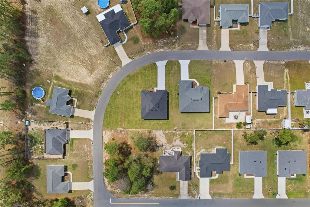 6349 Southwest 134th Loop Ocala, FL 34473 - Photo 43 of 45 aerial view of residential houses with outdoor space