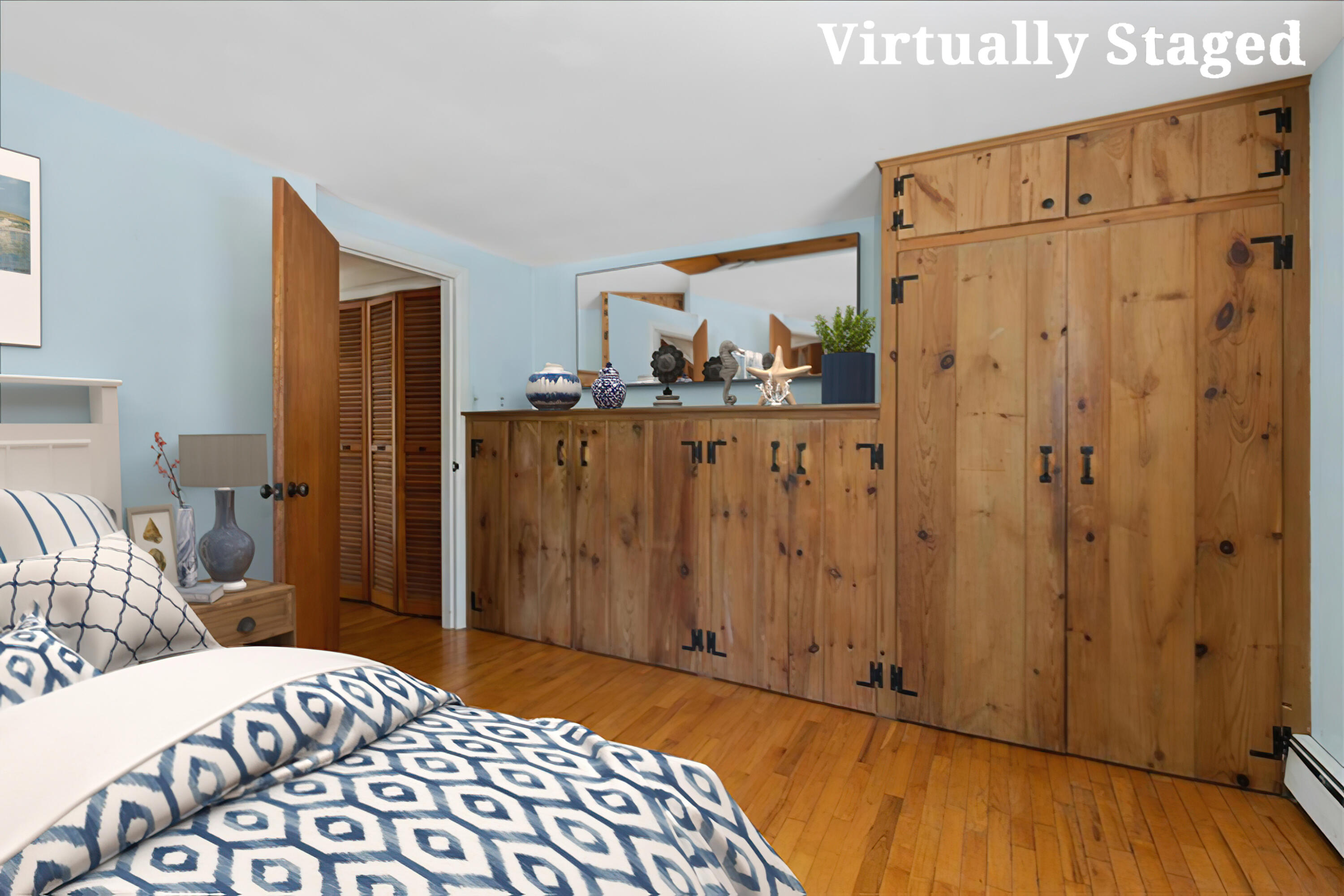 34 Scatteree Road North Chatham, MA 02650 - Photo 18 of 40 a bedroom with a bed and a painting on the wall