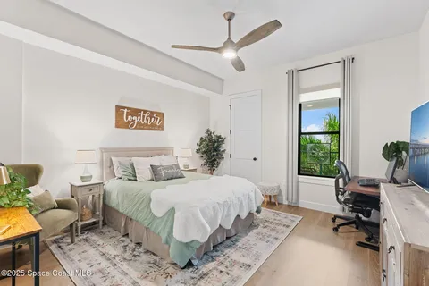 a view of an ocean and beach