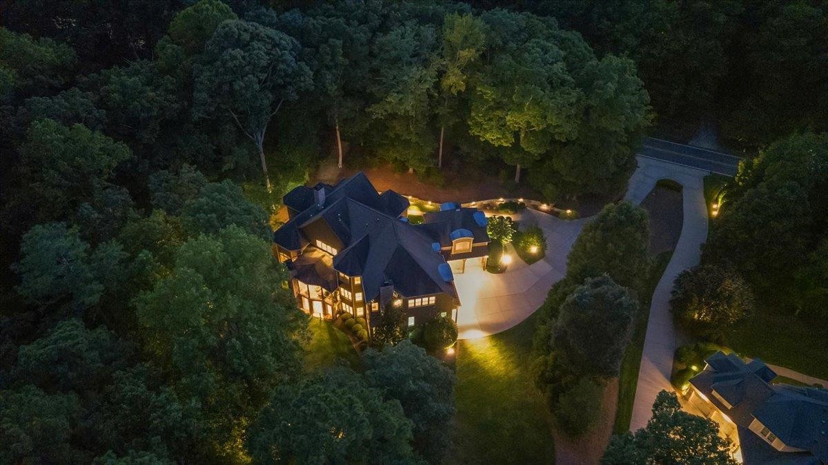 9712 Honeycutt Road Raleigh, NC 27614 - Photo 73 of 83 an aerial view of a house with yard swimming pool and outdoor seating