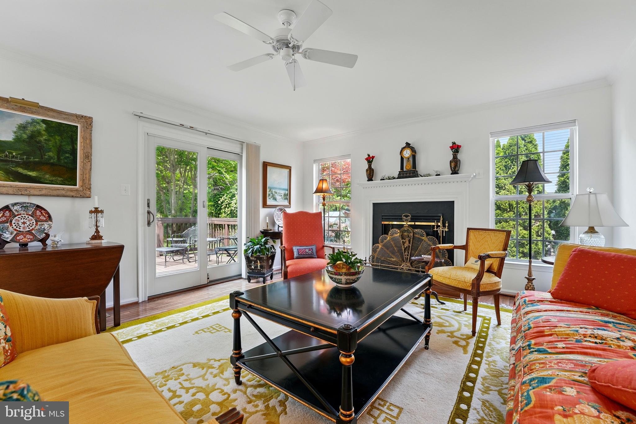 430 Devon Drive Warrenton, VA 20186 - Photo 12 of 47 a living room with furniture fireplace and a large window