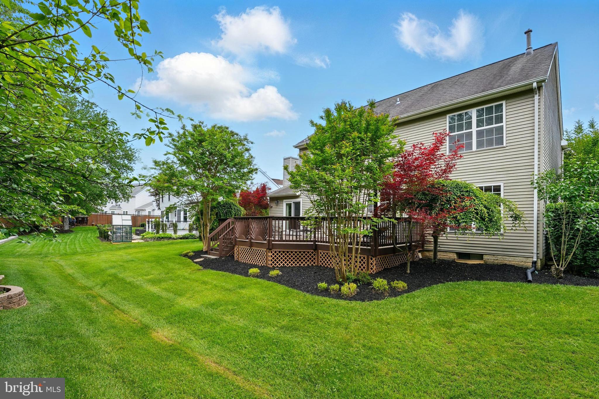 430 Devon Drive Warrenton, VA 20186 - Photo 40 of 47 a view of a backyard with plants and a garden