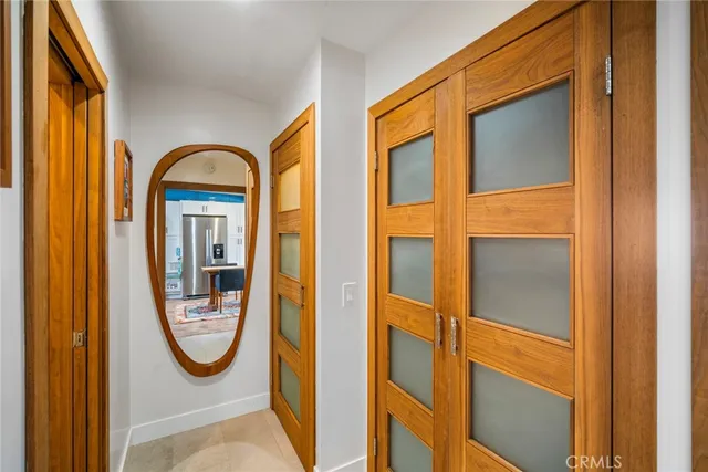 a view of front door with a glass door