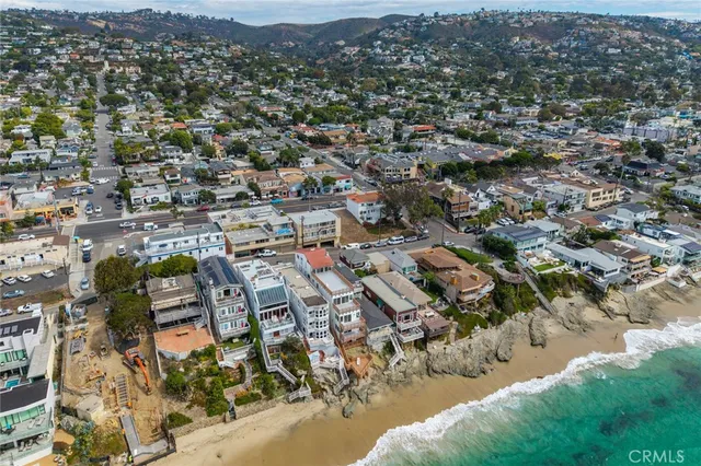 an aerial view of a city with lots of residential buildings