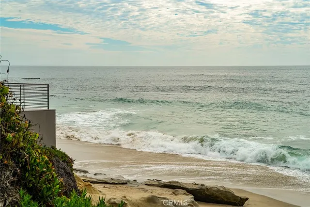 a view of ocean view with beach