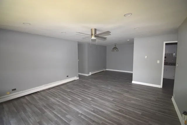 wooden floor in an empty room