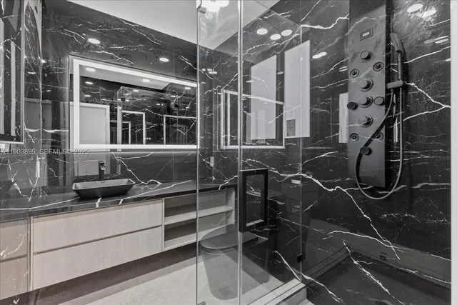 a view of room with hallway