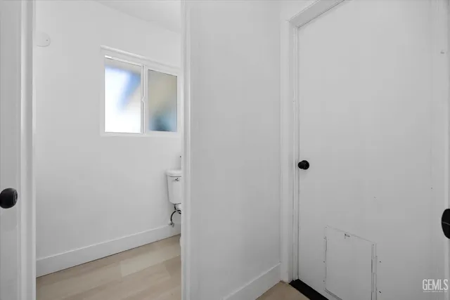 a view of front door