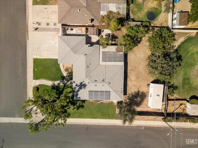 front view of a house with a street