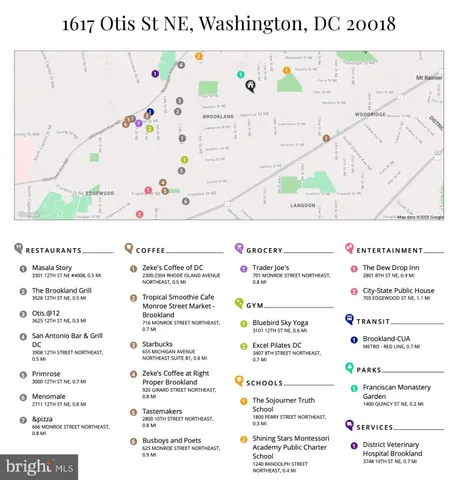 $929,000 | 1617 Otis Street Northeast, Washington, DC 20018