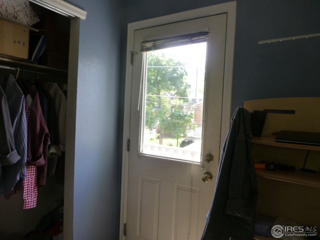 1835 Baseline Road Boulder, CO 80302 - Photo 26 of 39 Uptairs bdrm door to shared balcony