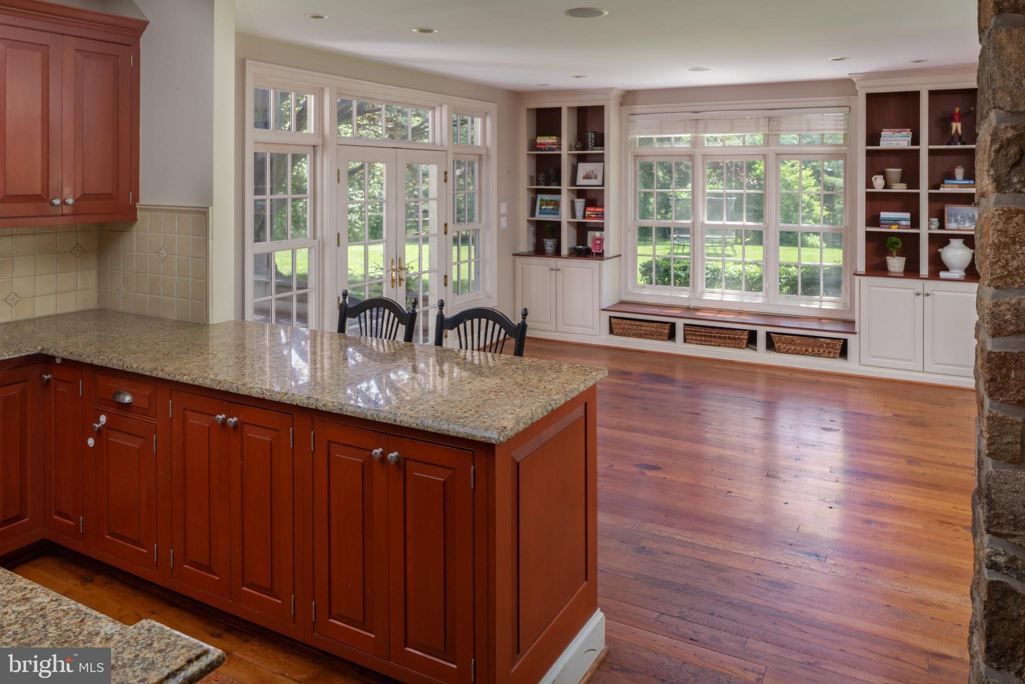 2040 Buttonwood Road Berwyn, PA 19312 - Photo 9 of 71 Lovely Wooded Views from the Kitchen & Family Room
