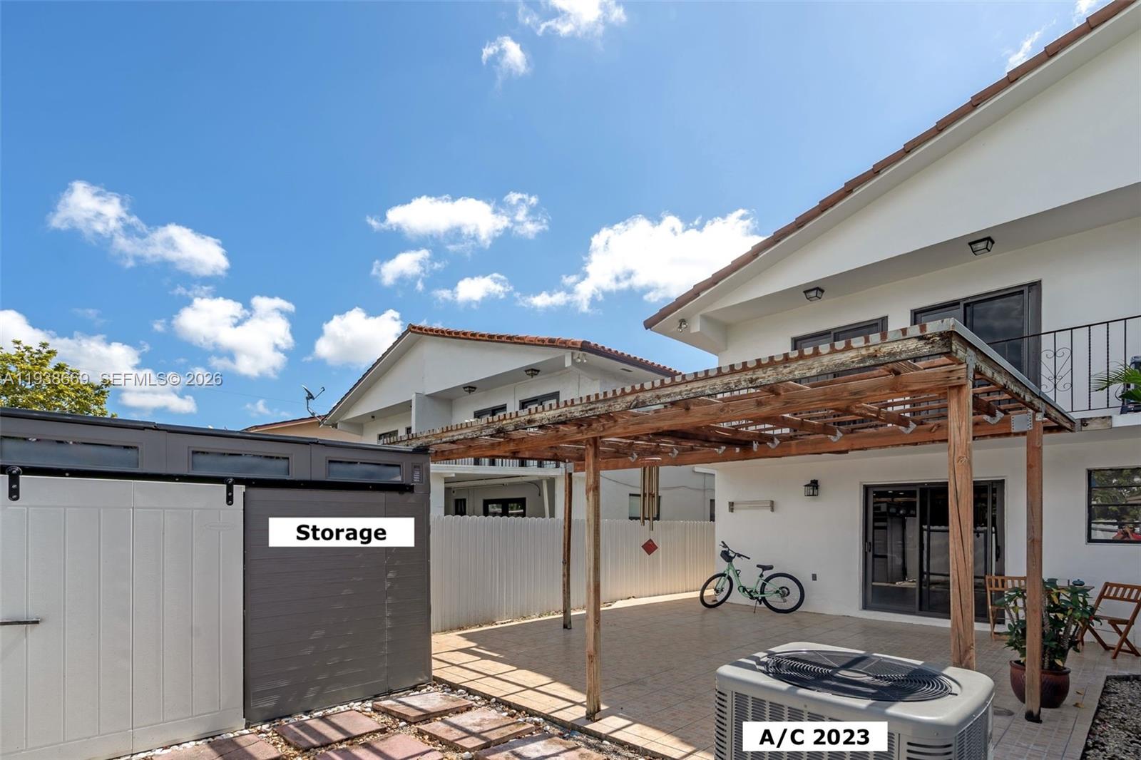 8773 Southwest 36th Street Miami, FL 33165 - Photo 30 of 47 a view of a patio with table and chairs