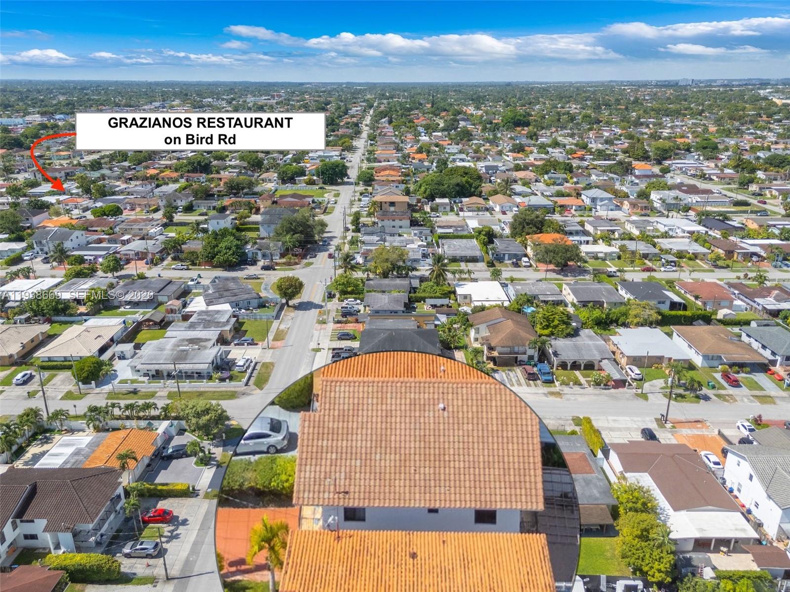 8773 Southwest 36th Street Miami, FL 33165 - Photo 36 of 47 an aerial view of residential houses with outdoor space