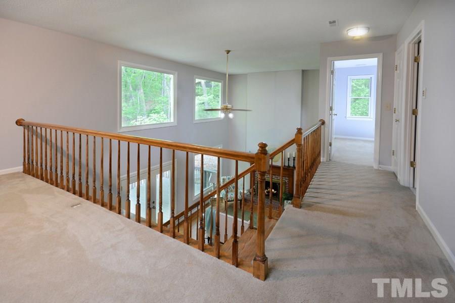 5619 Red Coach Road Durham, NC 27712 - Photo 23 of 30 View of family room from second floor