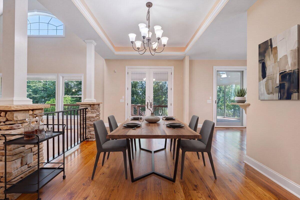 2250 Lovely Valley Road Wirtz, VA 24184 - Photo 17 of 130 Virtually Staged Dining Area