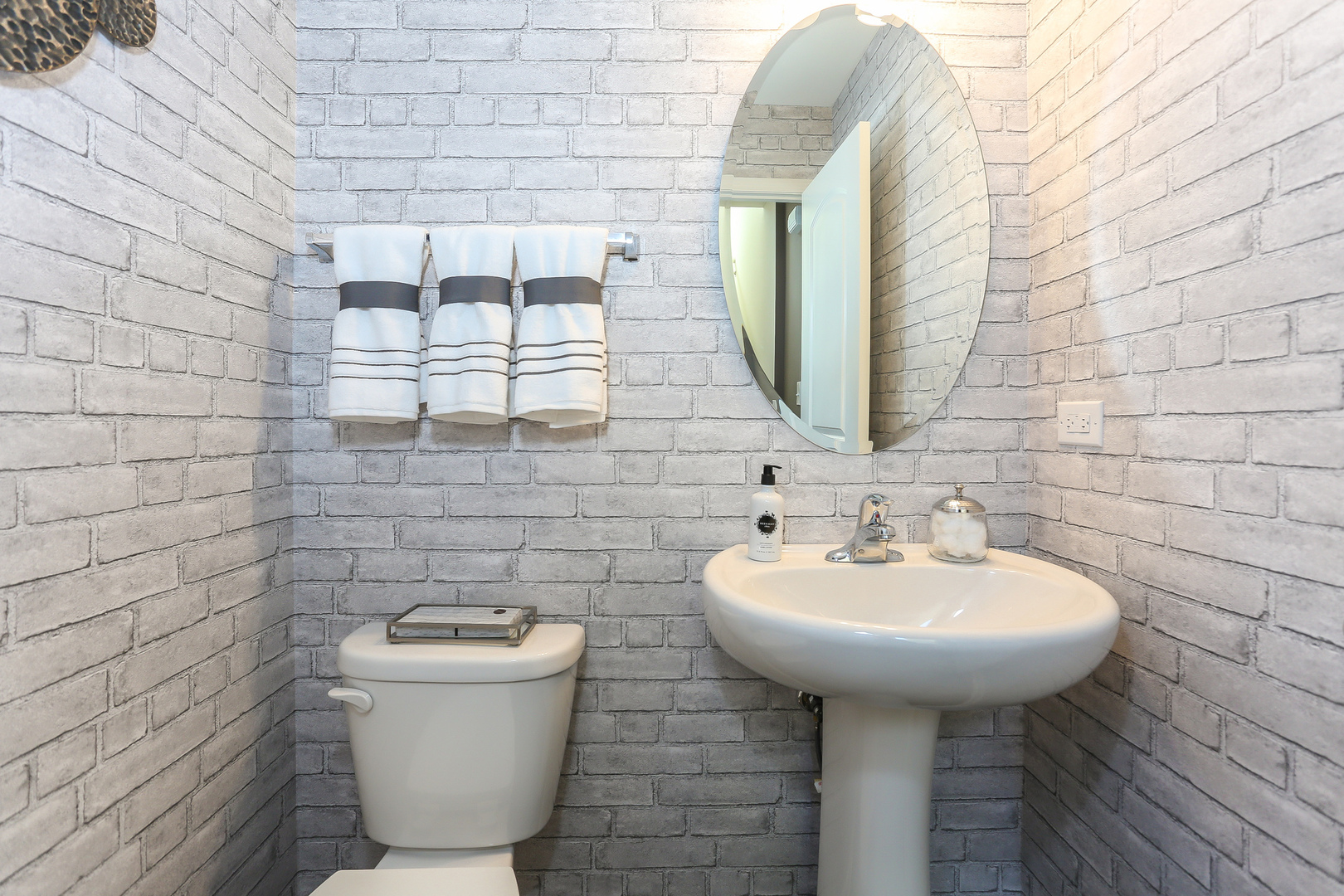 2350 Upland Road, Unit 2276 Pingree Grove, IL 60140 - Photo 7 of 18 a bathroom with a sink toilet and mirror
